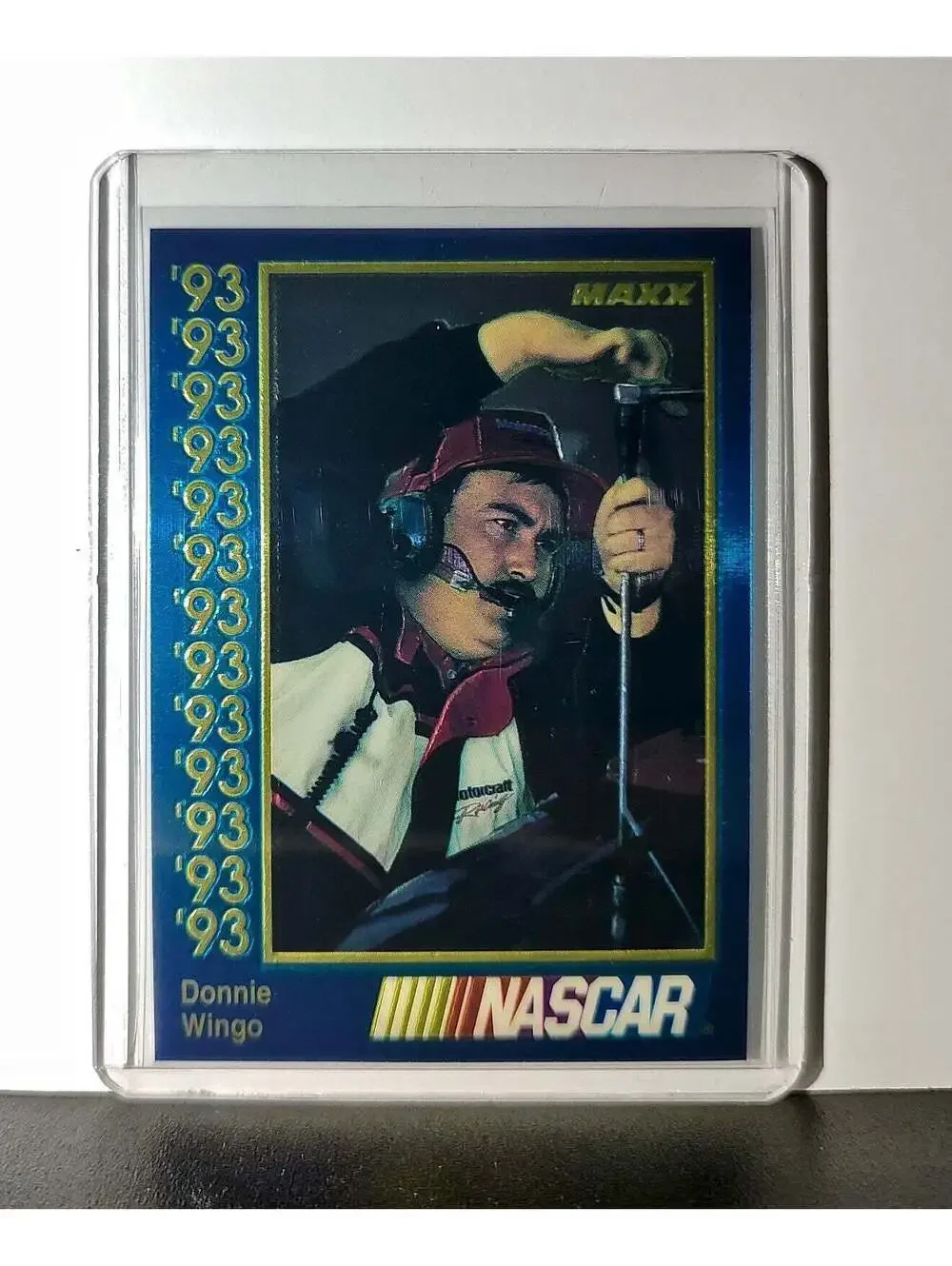 Donnie Wingo 1993 Maxx Premier Plus Racing #142 NASCAR Bud Moore Engineering